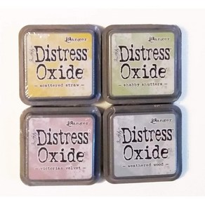 Tim Holtz Range Distess Oxide Ink Bundle - Fou Tim Holtz Range Distess Oxide 잉크 번들 - 3