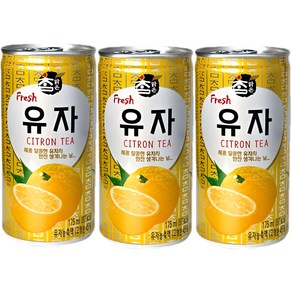 참맑은 유자 업소용 175ml 총90캔, 90개