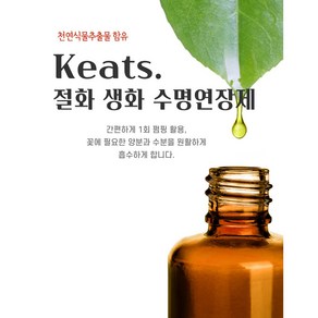 Keats 단한번 펌핑 꽃 수명연장제 250ml 절화 생화 모든꽃 보존제 오아시스 플로라라이프 식물영양제, 1개