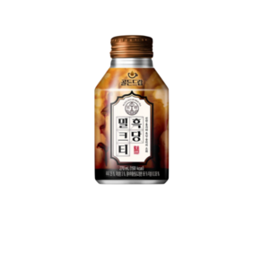 해태음료 골든드랍 흑당 밀크티, 270ml, 24개