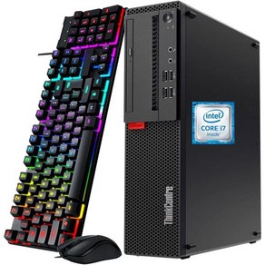 레노버 씽크센터 M910s SFF 데스크톱 컴퓨터 코어 i77700 360GHz 16GB DDR4 RAM 1TB SSD 키보드마우스 VGA 디스플레이포트 윈도우 10 Po 갱신