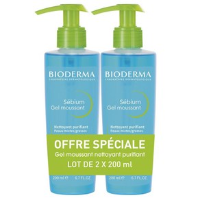 바이오더마 세비엄 젤 무쌍 클렌징 젤 BIODERMA Gel nettoyant Sebium puifiant, 2개, 200ml