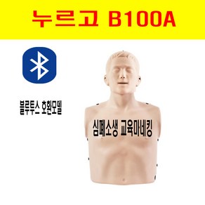 누르고 심폐소생술마네킹 기본형 CPR 응급처치 교육장비 B100, 1개, B100A