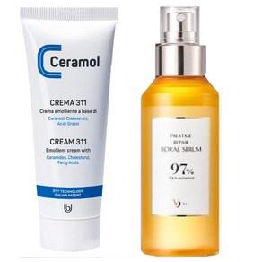 Ceamol 세라몰 311 크림+뷰 프레스티지 리페어 로얄 세럼 155ml, 1세트, 75ml