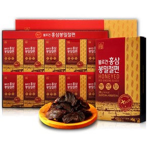 대동고려삼 4년근 불로건 홍삼봉밀절편 20g x 10박스 벌꿀의 깊은 단맛을 더한 제품, 200g, 10개