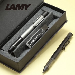 [라미]LAMY 알스타 샤프+샤프심 세트 / RAMY / 무료각인 / 공식수입처 제품 / 병행 아님, 그라파이트, 각인 있음