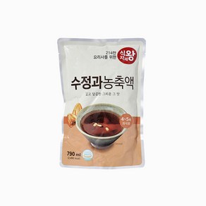 베스트코 수정과 음료 원액 베이스 790ml