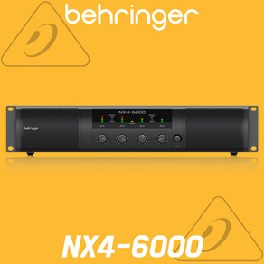 [공식인증점] 베링거 NX4-6000 4채널 6000W 초경량 파워 앰프 디지털 앰프
