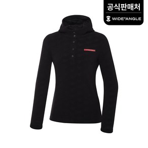 [와이드앵글 공식] 골프 여성 CO PRO 심볼 올오버 후디 티셔츠 L WWW23214Z1