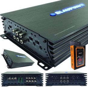 Blaupunkt AMP1404 자동차 오디오 4채널 앰프 앰프 1500와트 최대 피크 전력 중력 자