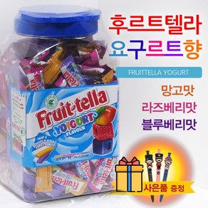 캐릭터볼펜증정 + 요구르트젤리 후르트텔라1.3kg 코스트코 후르츠텔라 요거트카라멜 요거트젤리, 1개, 1.3kg