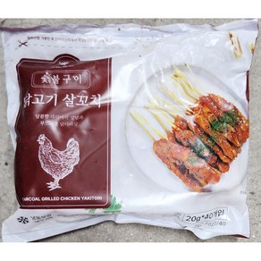 재호물산 숯불 양념 닭꼬치 재호 20g x40 입 800g업소용 식자재 식당용 단체 급식용 식재료 대용량, 1개, 800g