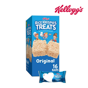 [Kellogg's] 라이스 크리스피 오리지널 16개입 미국 켈로그 마시멜로 마시멜로우 쌀강정 Kellogg's Rice Kispies Teats, 1세트, 352g