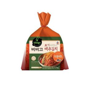 CJ 비비고 남도식 포기 배추김치 3.3kg (더풍부한맛 리뉴얼 제품), 1개