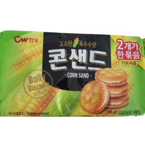 청우식품 콘샌드, 180g, 2개