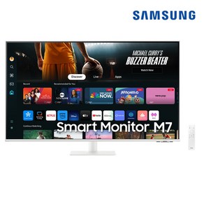 삼성전자 스마트모니터 M7 S43BM701 화이트 107.9cm 4K UHD