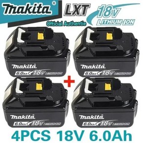 마끼다 공구용 BL1840 전동 충전식 배터리 100 BL1860 리튬 이온 V 6.0Ah BL1860b 18 9Ah BL1850b BL1830b, [11] Makita 6AhX4--10C