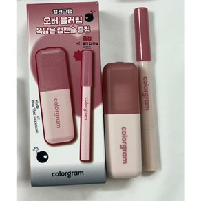 컬러그램 누디 블러 틴트 보송매트틴트 단품 동일컬러 립펜슬 기획, 1개, 5g, 09바미레드+립펜슬