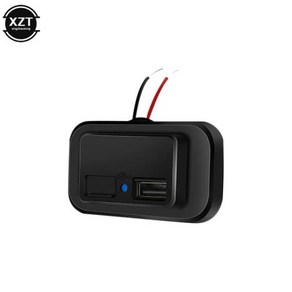 듀얼 매립형 USB 포트 차량용 충전기 RV 고속 소켓 어댑터 전원 콘센트 12V QC3.0 PD, 2) Dual USB, 02 Dual USB