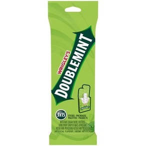 Wigley's Doublemint - (3pk) 15 sticks pe pack (Imp Wigley's Doublemint - (3팩) 팩당 15개 스틱 (캐나다에서 수입, Wigley's Doublemint - (3pk) 1, 1개