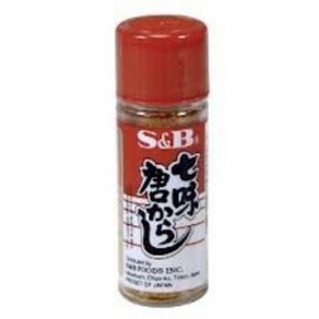 S&b Shichimi Seven Spice Chili Peppe 0.52-ounce(pack of 2) S&b 시치미 세븐 스파이스 칠리 페퍼 0.52온스(2팩), 2개, 14g