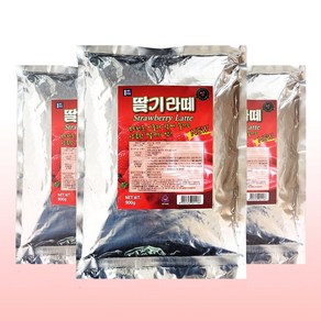 중앙 딸기라떼 900g x 3개 자판기 분말, 1개입