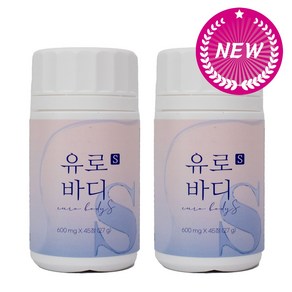 유로바디S 정 베르가못 아티초크 600mg*45정 1박스, 2개, 600mg