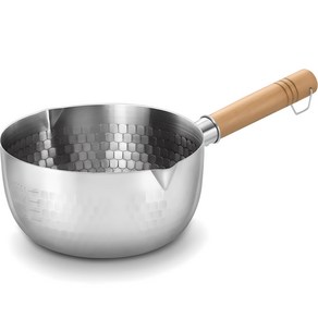 키친아트 인덕션 IH 스텐 해머톤 편수냄비, 16cm, 1개