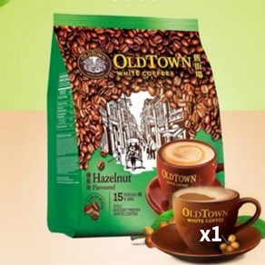 Instan Oldtown White Coffee 3 in 1 Hazelnut {15 ct} 인스턴트 올드타운 화이트 커피 3 in 1 헤이즐넛 {15ct} - 21.2oz(1팩