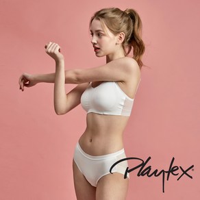 [Playtex] 플레이텍스 노와이어 골프브라팬티 2종 아이보리 PXW3N01_T