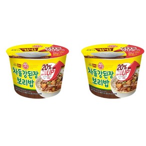 오뚜기 맛있는 오뚜기 컵밥 차돌 강된장보리밥, 310g, 12개