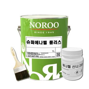 노루페인트 슈퍼에나멜 플러스 유성 에나멜 페인트 반광 조색 희석제세트, 1개, 1L, 회색5