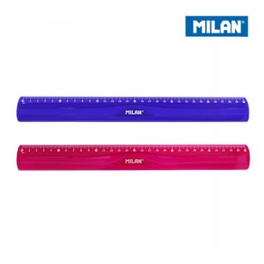 MILAN 밀란 30cm 자, 1개, 분홍