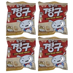 크림치즈맛 짱구 흰둥이 띠부씰 240g (사탕증정), 60g, 4개