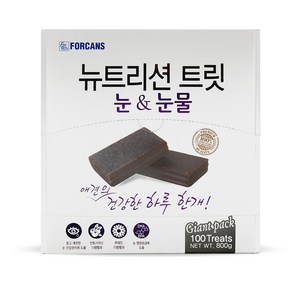 포켄스 뉴트리션 트릿 강아지 눈물 관절 피부 면역 영양제 100P, 100회분, 눈물개선/눈건강, 1개