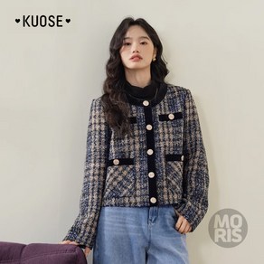 KUOSE 쿠오세자켓 가을 하객룩 오피스룩 자켓 트위드재킷