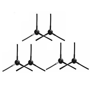 부품 진공 호환 사이드 브러시 Hepa 필터 걸레 Kitfot Kt-533 Ilife A6 A8 청소용, [02] 3 pais side bushes, 한개옵션1, 2) 3 pais side bushes