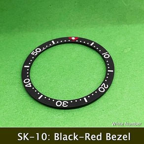 세이코 플랫 세라믹 베젤 인서트 skx007 skx011 다이버 시리즈 시계 제조공 수리 교체 용 3831.5mm 베젤, SK-10, 1개