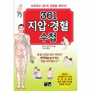 웅진북센 361 지압 경혈 수첩