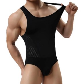 바디쉐이프 올인원 뽕 용감한 사람 통기성 메쉬 바디 수트 남자 Shapes Leotad 남성 빌딩 Singlet Undewea Shapewea fo Men Vest