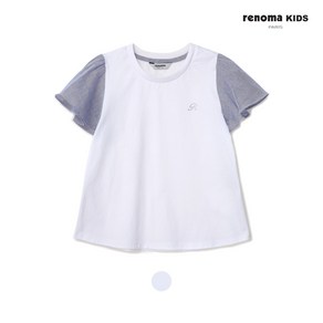 [행복한백화점][페리미츠]레노마키즈 여아소매스프라이트티셔츠 R2321T166 화이트