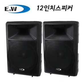 [E&W] 패시브스피커 12인치 2통 300W/ 적재 및 수평 수직 사용가능 /학교 행사