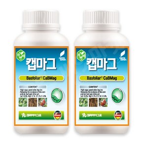 코리아아그로 캡마그 프리미엄 나라바이오 칼슘 마그네슘 식물영양제, 2개, 500ml