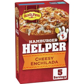 Hambuge Helpe Cheesy Enchilada 7.5 oz box Hambuge Helpe 치즈 엔칠라다 7.5온스 상자, 1개, 212g