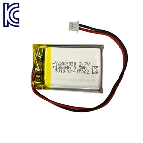 YJ KC인증 충전지 리튬폴리머 3.7V YJ302030 140mAh 리튬폴리머배터리