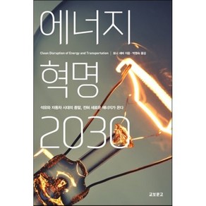 에너지 혁명 2030:석유와 자동차 시대의 종말 전혀 새로운 에너지가 온다, 교보문고, <토니 세바> 저/<박영숙> 역