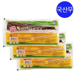 대창 치자김밥단무지&김밥우엉 250g, 6개