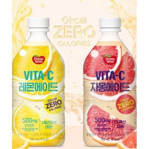 동원 비타C 자몽에이드 음료, 500ml, 4개