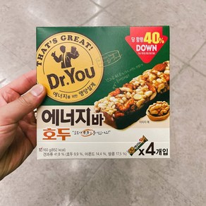 오리온 에너지바 호두 40g x 4개