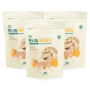 펫시밀 북어트릿 동결건조 고양이 강아지 훈련용 동물병원입점 간식, 40g, 3개